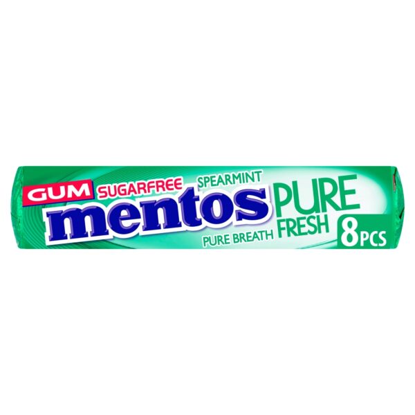 Mentos Spearmint Gum 8 Pieces 16g