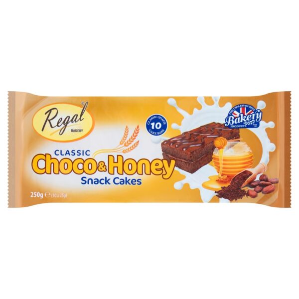 Regal Classic Choco & Honey Snack Cakes 250g