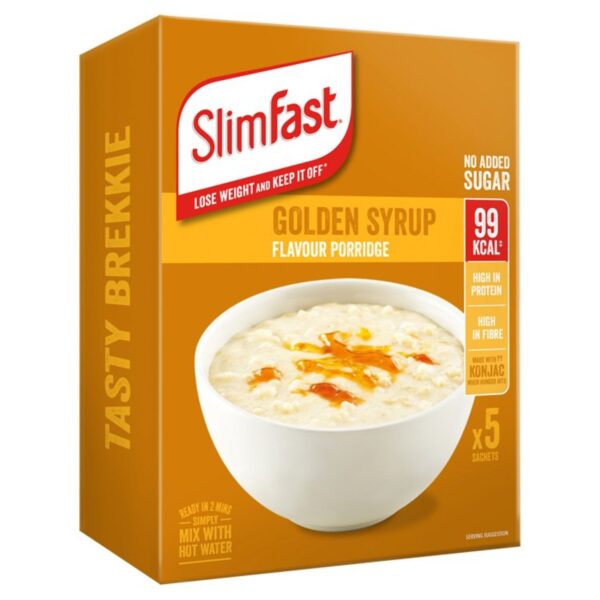 Slimfast Porridge Golden Syrup 5 x 29g