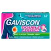 Gaviscon Double Action Heartburn & Indigestion Mint Flavour Tablets 12 per pack
