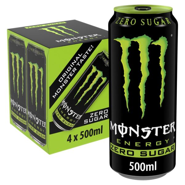 Monster Energy Zero Sugar 4 x 500ml