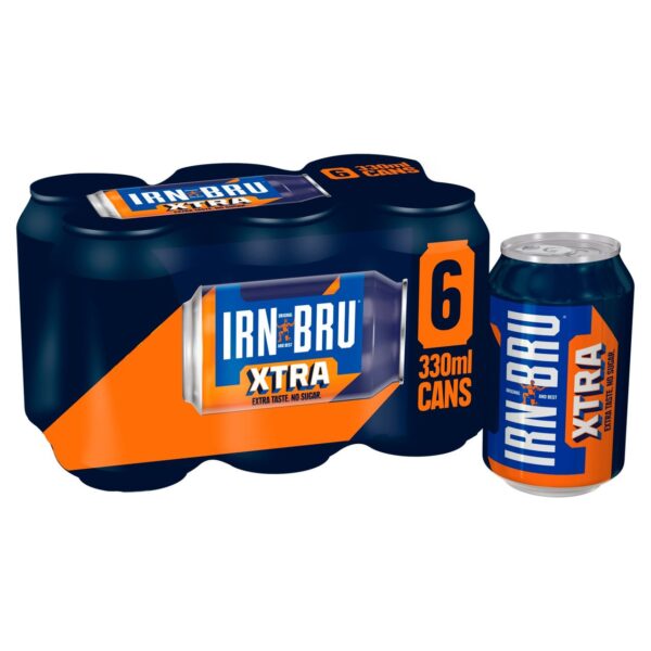 IRN-BRU Xtra Sugar Free Soft Drink 6 x 330ml