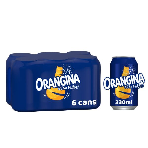 Orangina Sparkling Fruit Drink 6 Pack 6 x 330ml