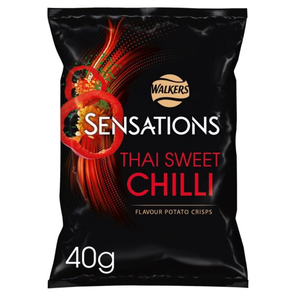 Walkers Sensations Thai Sweet Chilli Flavour Crisps 40g