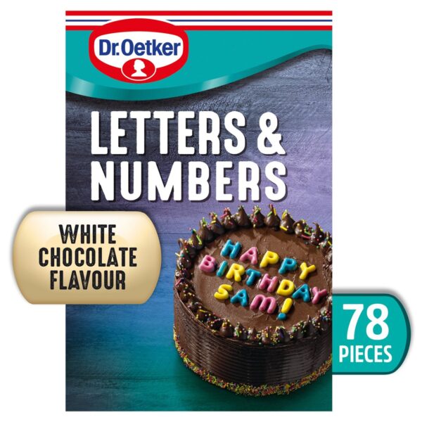 Dr. Oetker Chocolate Letters & Numbers 40g