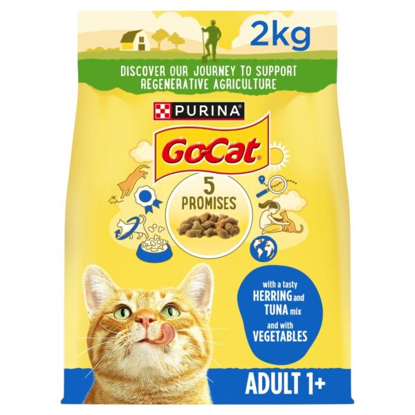 Go-Cat Adult Dry Cat Food Tuna Herring & Veg 2kg