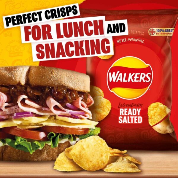 Walkers Ready Salted Multipack Crisps 6 x 25g