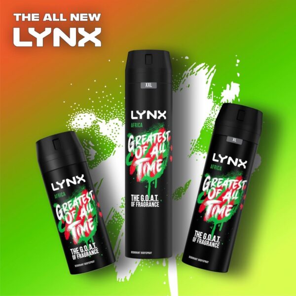 Lynx Africa Body Spray Deodorant 250ml