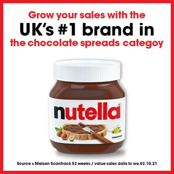 Nutella Hazelnut Chocolate Spread 350g