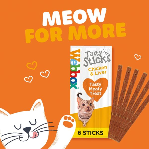 Webbox Cats Delight Chicken & Liver Tasty Sticks 30g