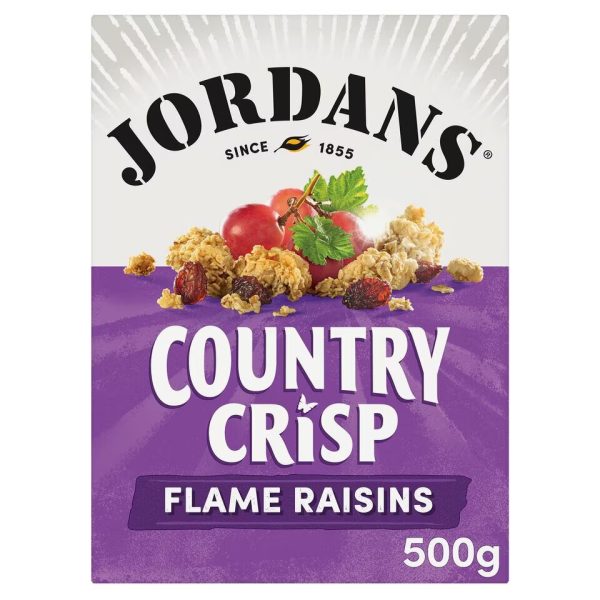 Jordans Country Crisp With Flame Raisins 500g