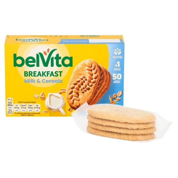 BelVita Breakfast Biscuits Milk & Cereals 5 Pack 225G