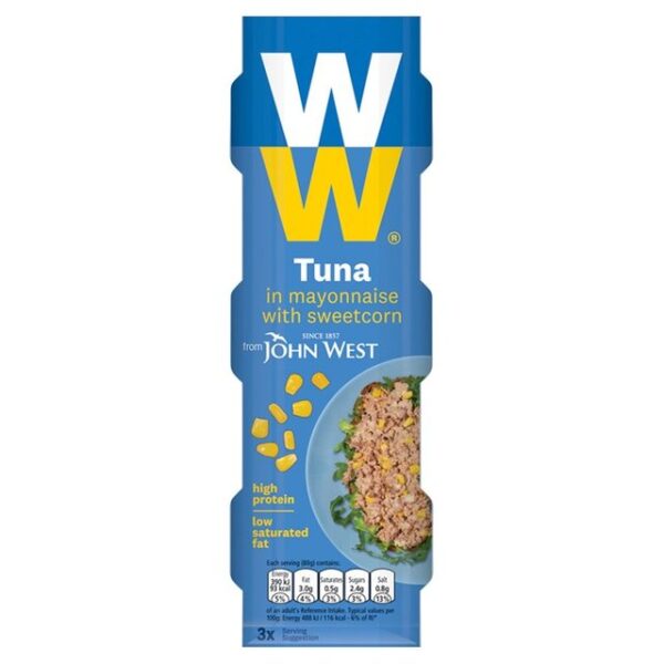 WW John West Tuna Mayo & Sweetcorn (3x80g) 3 x 80g