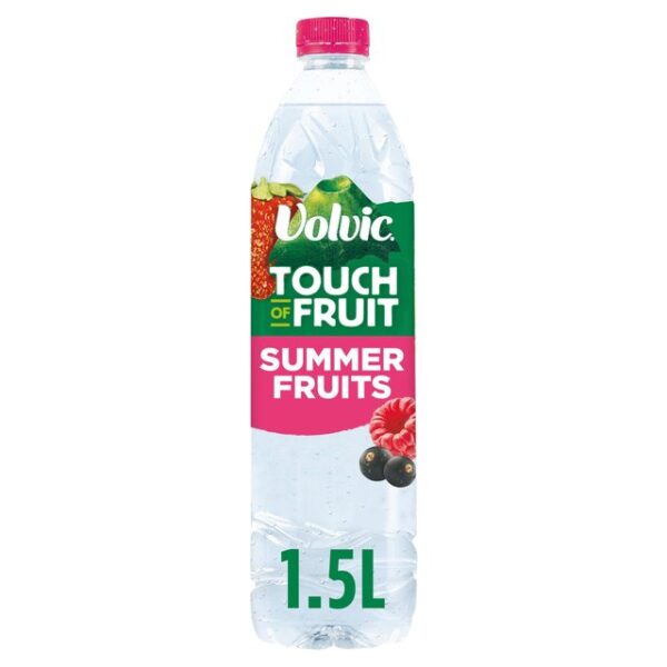 Volvic Touch of Fruit Summer Fruits Natural Flavoured Water 1.5L