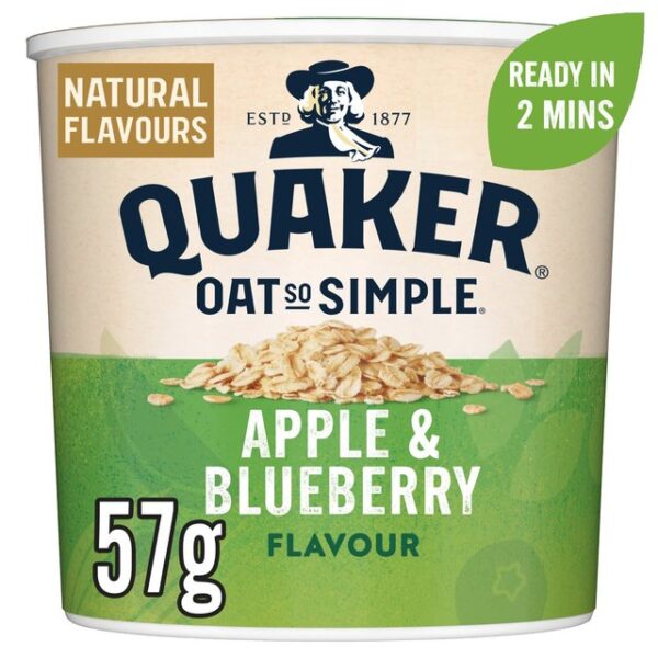 Quaker Oats Oat So Simple Apple & Blueberry 57g