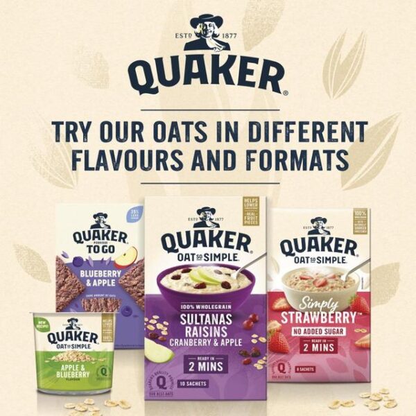 Quaker Oats Oat So Simple Apple & Blueberry 57g