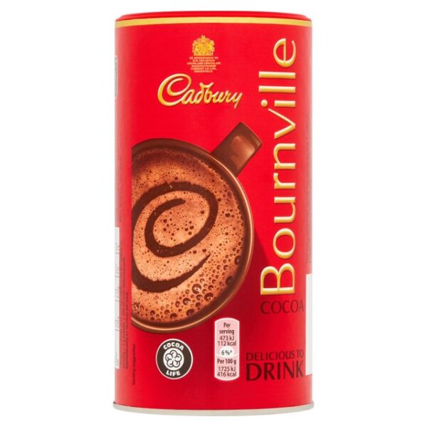 Cadbury Bournville Dark Chocolate Cocoa Powder Tin 250g