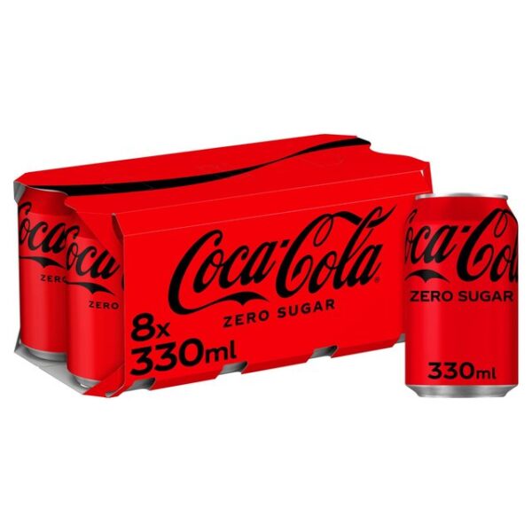 Coca-Cola Zero Sugar 8 x 330ml