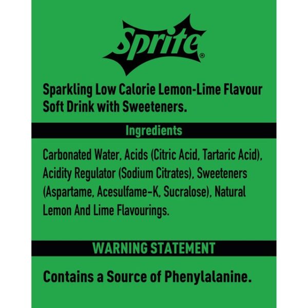 Sprite No Sugar 2L