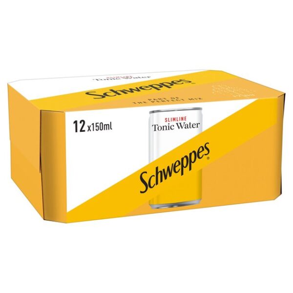 Schweppes Slimline Indian Tonic Water 12 X 150ml