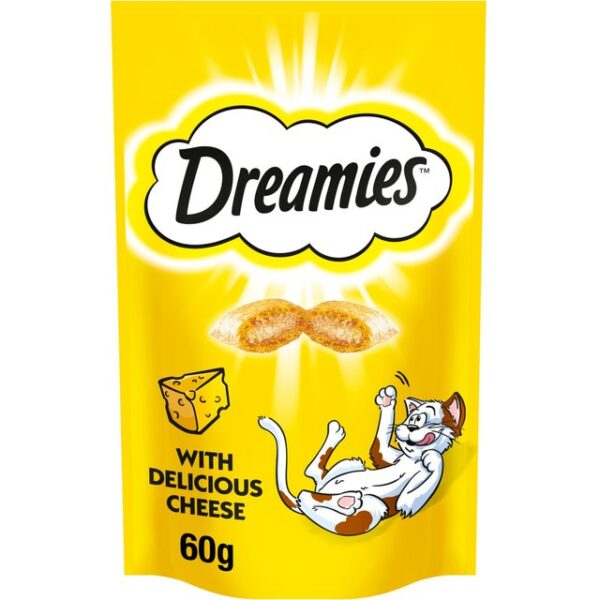 Dreamies Cat Treat Biscuits with Cheese 60g