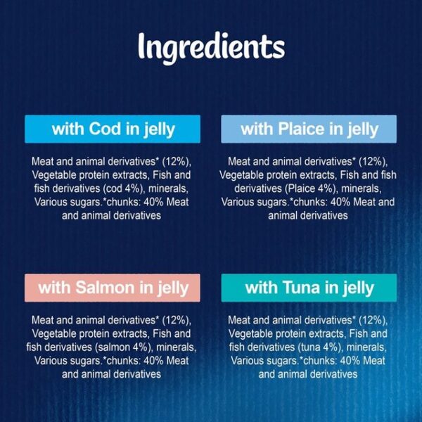 Felix As Good As It Looks Ocean Feasts Selection in Jelly Wet Cat Food 12 x 100g