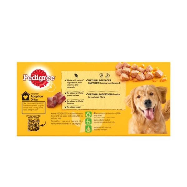 Pedigree Adult Wet Dog Food Tins Mixed in Jelly 6 x 385g