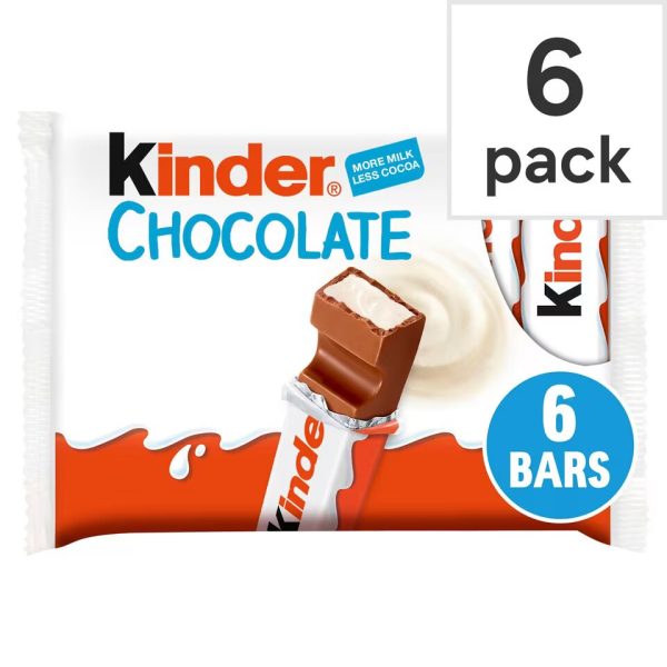 Kinder Chocolate Snackbars 6x126g