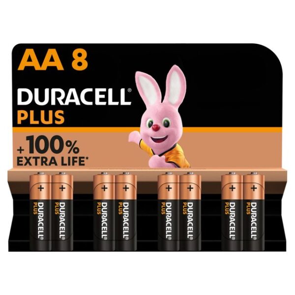 Duracell Plus Aa 8pk