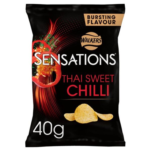 Walkers Sensations Thai Sweet Chilli Flavour Crisps 40g