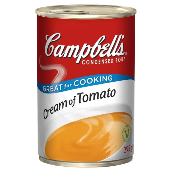 Campbells Cream Of Tomato Condensed Soup 295g