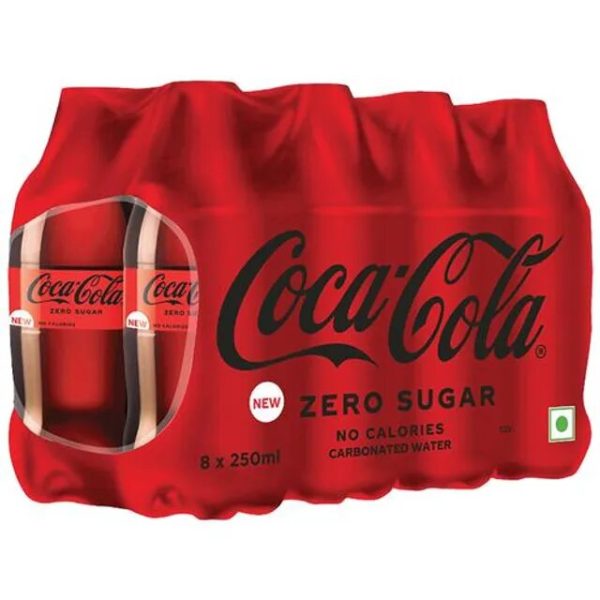 Coca - Cola Zero Sugar 250ml X 4 (Glass Bottles)