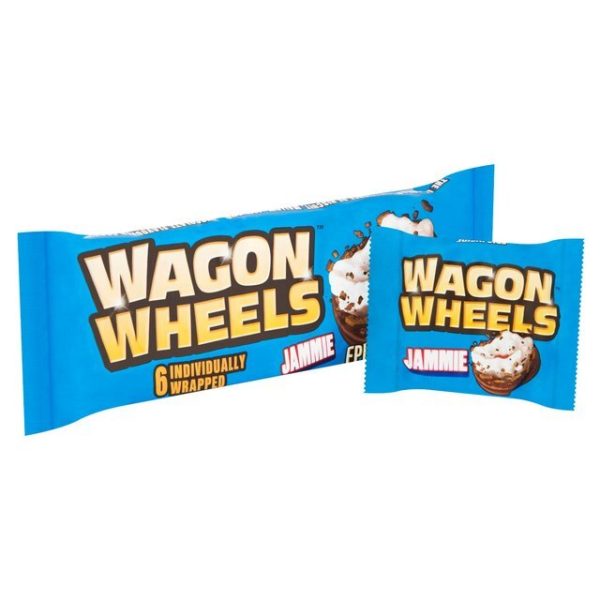 Wagon Wheels Jammie Biscuits 6 per pack