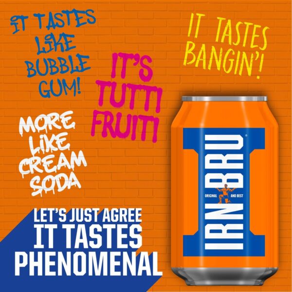 IRN-BRU Soft Drink 8 x 330ml