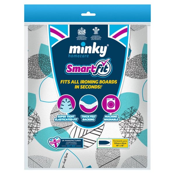 Minky Smart Fit Ironing Board Cover Blue