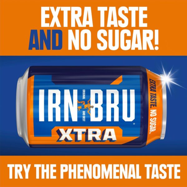 IRN-BRU Xtra Sugar Free Soft Drink 6 x 330ml