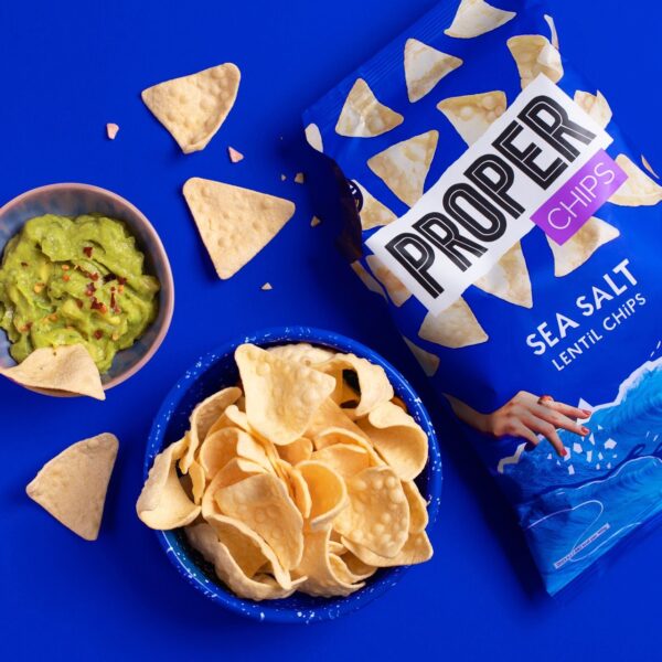 Properchips Sea Salt Lentil Chips 85g