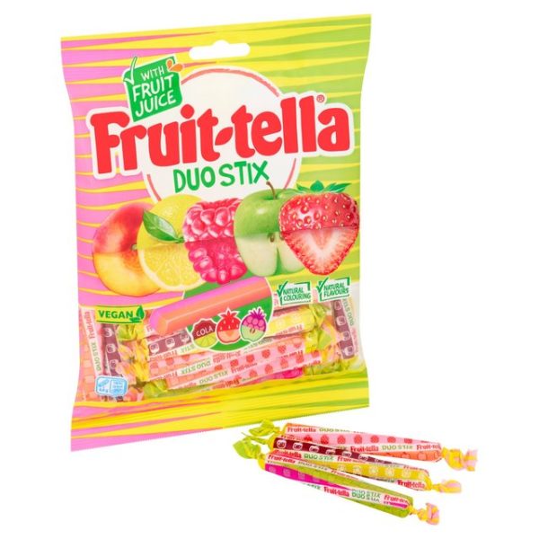 Fruittella Duo Stix Sweets Bag 160g