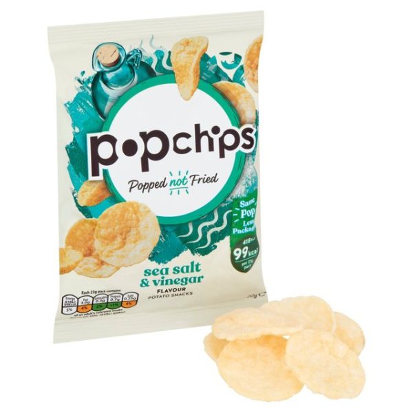 Popchips Sea Salt & Vinegar 23g