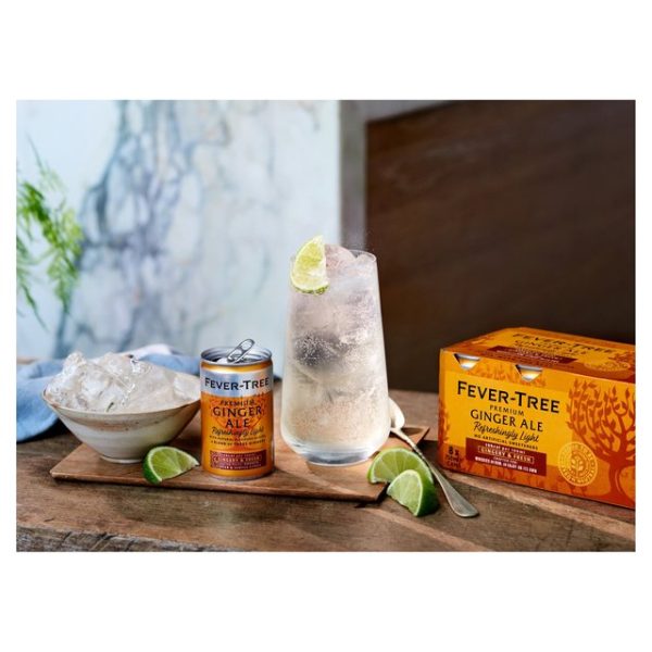 Fever - Tree Refreshingly Light Ginger Ale 8 X 150ml