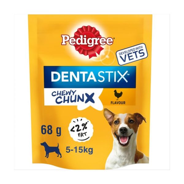 Pedigree Dentastix Chewy Chunx Chicken Flavour 68g