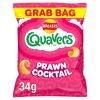 Walkers Quavers Prawn Cocktail Flavour Light Potato Snack 34g