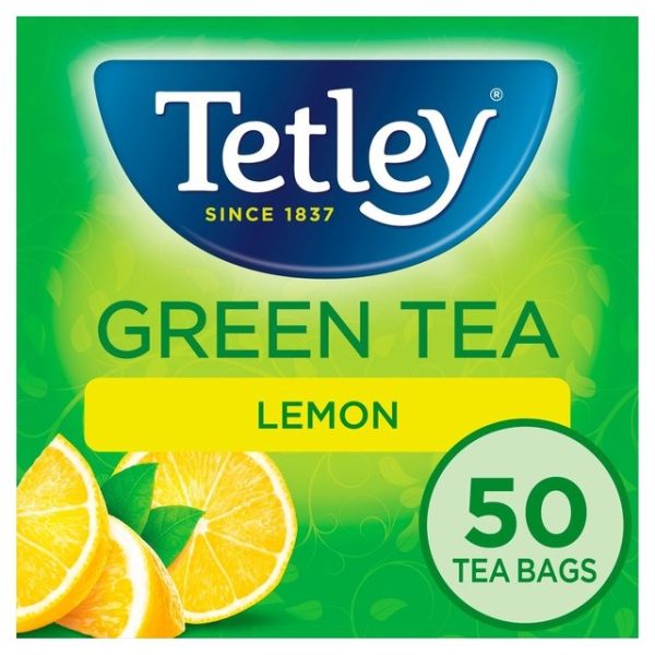 Tetley Green Tea + Lemon 50s 100g