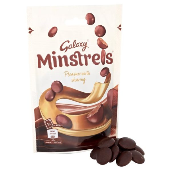 Galaxy Minstrels Milk Chocolate Buttons Pouch Bag 125g