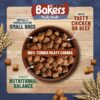 Bakers Meaty Meals Adult Small Dry Dog Food Beef 1kg