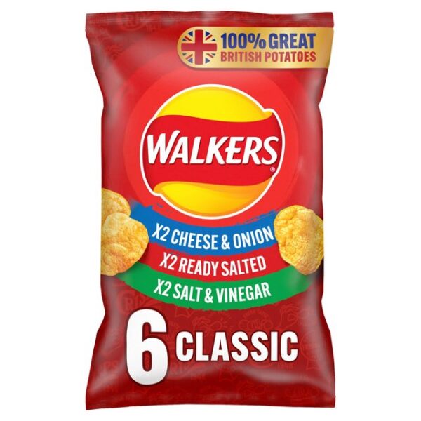 Walkers Variety 6 X 25g