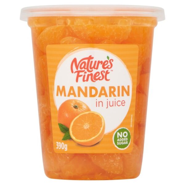 Nature's Finest Mandarin in Juice (390g) 225g