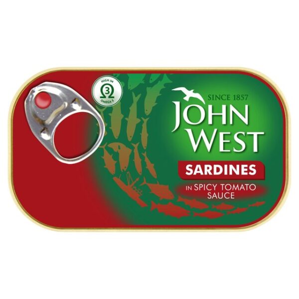 John West Sardines in Spicy Tomato Sauce 120g