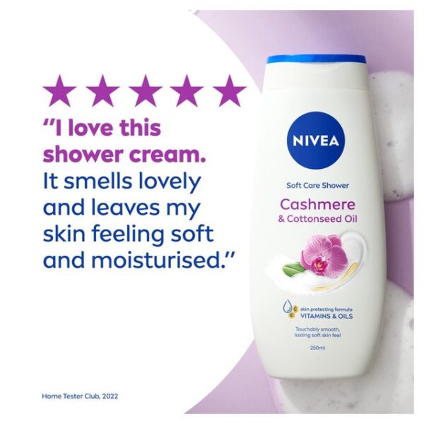 NIVEA Cashmere & Cotton Seed Oil Shower Gel 250ml