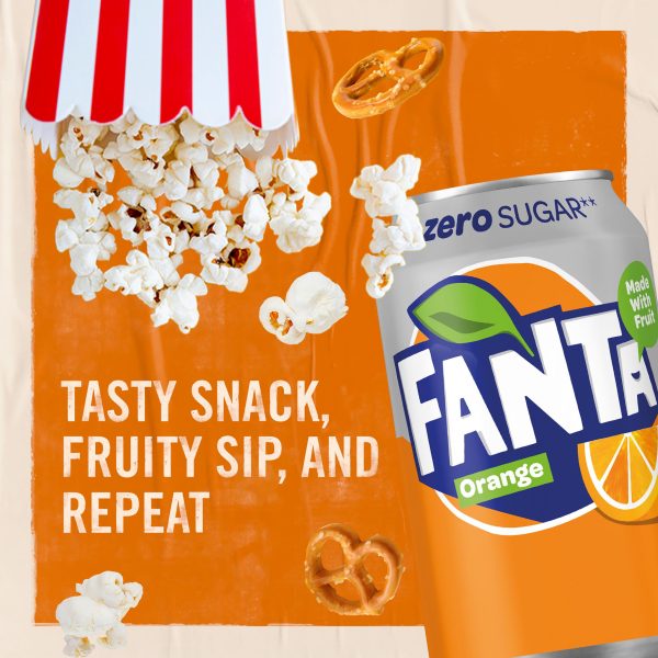 Fanta Orange Zero Sugar 8 X 330ml